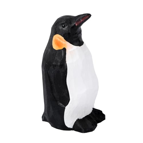 PRETYZOOM 1 Pc Holz Pinguin Ornament Pinguin Dekorative Pinguin Figur von PRETYZOOM