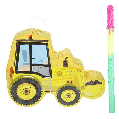 PRETYZOOM 1 Satz Piñata spaß komfetti excavator dekoringe wischtelgeschenk Wettrennen Pinata vierzehn Tage Konstruktion Auto Party Gefälligkeiten Partygeschenk Geburtstag Papier von PRETYZOOM