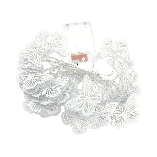 PRETYZOOM 1 Set String Butterfly Lichterketten Weihnachtslichterkette Außengirlande Weihnachtsdekoration Lichtergirlanden Lichterketten Innen Und Außenlichterkette Hängende Lichter Eisen von PRETYZOOM