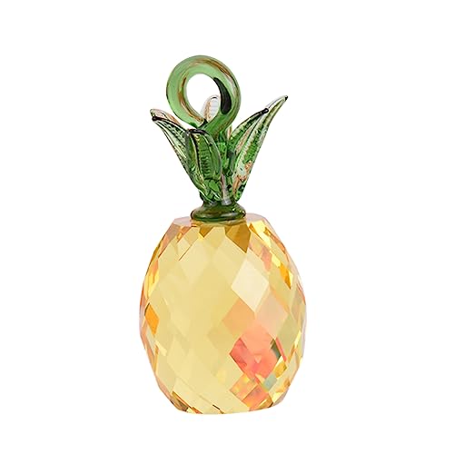 PRETYZOOM 1pc Kristall Ananas Ornament Glitzernde Wohnkultur Für Wohnzimmer Büro Haushalt Schmuck von PRETYZOOM