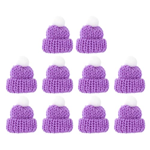 PRETYZOOM 10 Stück Miniatur Strickmützen Lollipop Mütze Lutscher Topper Lila Mini Hut Puppenmütze Puppenhaus Puppenhut Christbaumschmuck DIY Handwerk Schmuck Basteln Schmuckanhänger Zubehör PRETYZOOM 10 Stück Miniatur Strickmützen Lollipop Mütze Lutscher Topper Lila Mini Hut Puppenmütze Puppenhaus Puppenhut Christbaumschmuck DIY Handwerk Schmuck Basteln Schmuckanhänger Zubehör von PRETYZOOM