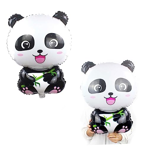 PRETYZOOM 10 Stück Panda Folienballons Schwarz Kreative Tierdeko Für Geburtstagsfeiern Festivals Und Partys Ideal Für Und Tierliebhaber Unvergessliche Dekorationselemente von PRETYZOOM