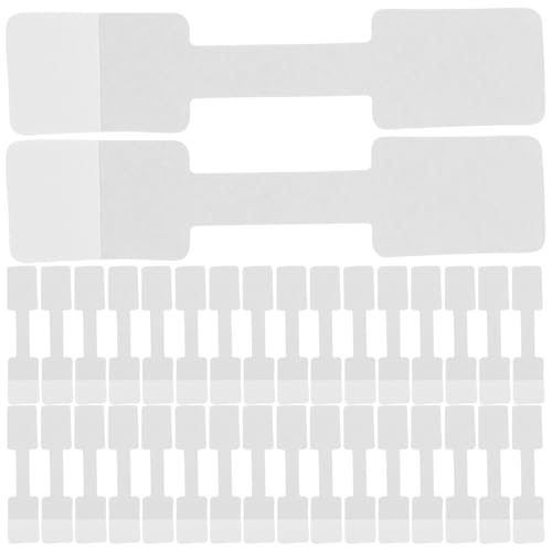 PRETYZOOM 100 Stück Leere Schmuckaufkleber, Selbstklebende Preisetiketten Für Die Schmuckpräsentation, Praktische Preisschilder Für Armbänder, Praktische Preisschilder von PRETYZOOM
