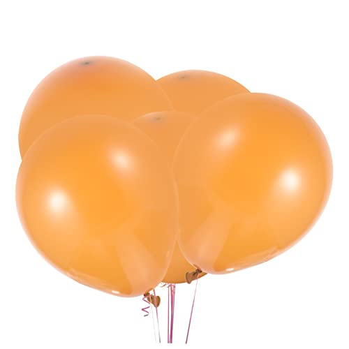 PRETYZOOM 100St Sepia-Ballon ' party balloons hochzeitslaken auslaufsicherer Ballon goldhochzeit Partyzubehör Vintage Hochzeitsdeko Feiern Luftballons Hochzeitsballons Emulsion Brown von PRETYZOOM