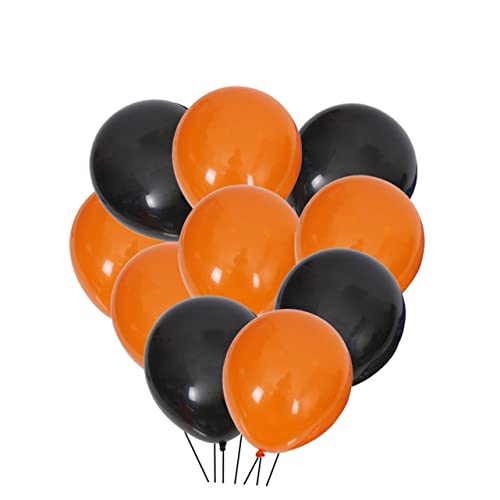 PRETYZOOM 100st Luftballons Für Halloween Schmücken Halloween-ballondekoration Esstischdekorationen Halloween+dekorationen Halloween-partyballons Halloween-party-luftballons von PRETYZOOM