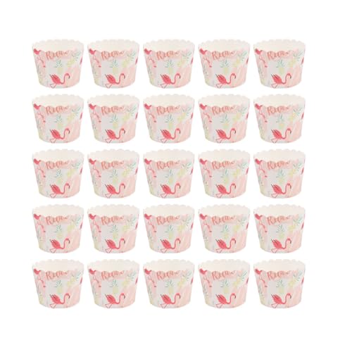 PRETYZOOM 100st Obstbecher Wrapper Glasflaschen Mit Korken Einweg-pappbecher Geschenkpapier Muffinpapierförmchen Muffinförmchen Aus Papier Dessertschalen Aus Papier Hochzeitspapier Kuchen von PRETYZOOM