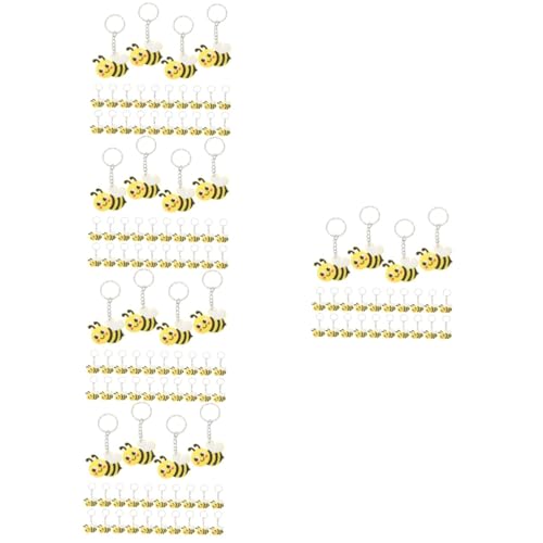 PRETYZOOM 120 Stk Biene Schlüsselanhänger Reize Bienen-Gastgeschenke bienen bienen zubehör schlüsselanhänger stitch autoschlüsselanhänger Rucksack Schlüsselanhänger Taschenanhänger von PRETYZOOM