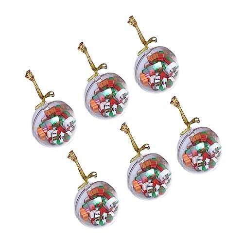 PRETYZOOM 120st Weihnachtlicher Radiergummi Neue Radiergummis Tütenfüller Für Weihnachtsfeiern Kleine Mini-radierer Christbaumkugeln Radiergummis Für Kinder Christbaumschmuck von PRETYZOOM