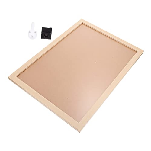 PRETYZOOM 1Stk Bilderrahmen aus Holz multi Trockenlöschtafel für die Wand Tisch Bilderrahmen bildregal klobürste wandmontage einfacher Design-Malrahmen einfacher Gemäldehalter Beige von PRETYZOOM