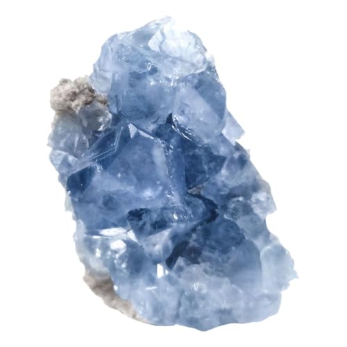 PRETYZOOM 1Stk Lapislazuli-Ornamente Blaue Steine Celestit Kristalle und Edelsteine mineralische Erzprobe Geode naturstein Schmucksteine Jewel mineralische Exemplare Desktop-Schmuck Sky-Blue von PRETYZOOM