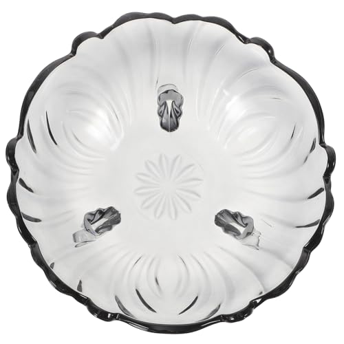 PRETYZOOM 1Stk Obstschale Spitze kleine Schüssel Nudelschalen Gericht ablagekörbe kühlkorb einkaufskorb hochzeitdeko Nachmittagstee Dekoration bowl Schreibtischablage Snacktablett Glas von PRETYZOOM