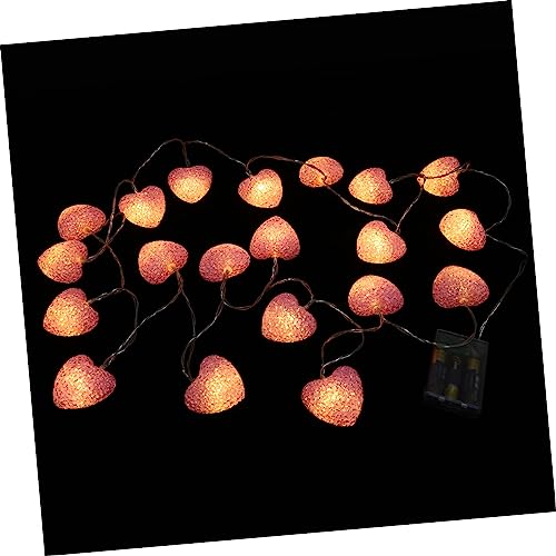 PRETYZOOM 1Stk liebe Lichterkette party beleuchtung partybeleuchtung Dekorative Beleuchtung Dekoration Draht Blumen- Fee Dank LED-Lampe romantisches LED-Licht valentinstag Plastik Rosa von PRETYZOOM