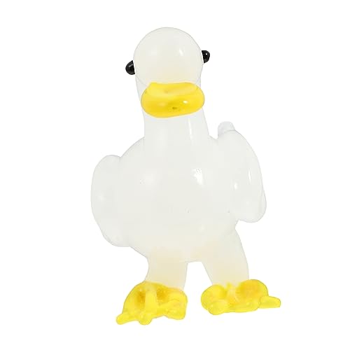 PRETYZOOM 1stk Ornamente Sonnenfänger Eule Gans Neu Zinn Desktop Erdig Vogellampe Digital Bausatz Modell Tischfigur Mini Schüssel Mit Schlüsselhalter Glas von PRETYZOOM