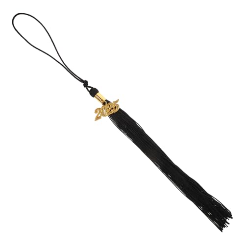 PRETYZOOM 2025 Abschluss Tassel 2025 Abschlusskappe Tassel 2025 Grad Tassel Mit 2025 Jahr Gold Charms Abschlussfeier Dekoration von PRETYZOOM