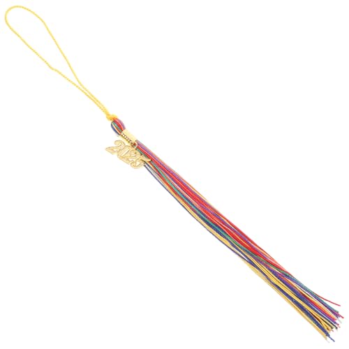 PRETYZOOM 2025 Abschluss Tassel 2025 Abschlusskappe Tassel 2025 Grad Tassel Mit 2025 Jahr Gold Charms Abschlussfeier Dekoration von PRETYZOOM