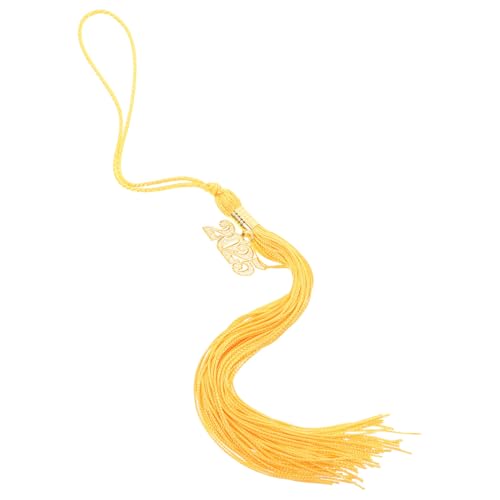 PRETYZOOM 2025 Abschluss Tassel 2025 Abschlusskappe Tassel 2025 Grad Tassel Mit 2025 Jahr Gold Charms Abschlussfeier Dekoration von PRETYZOOM