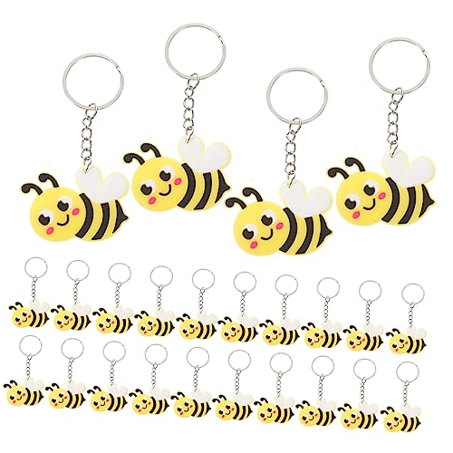 PRETYZOOM 288 Stk Biene Schlüsselanhänger Bienenstock Schlüsselanhänger bienen zubehör bienen accessoires bienenwachstücher schlüssel ringe Schlüsselanhänger mit Cartoon-Biene PVC von PRETYZOOM