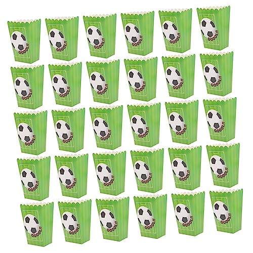 PRETYZOOM 30 Stück Kartons Popcorn-Papiertüte Popcorn-Halter Popcornschaufel Popcorn-Gewürz Karamell Gebäck Popcorn Boxen popkornschachtel Popcorn-Eimer Popcorn-Behälter-Filmabend Green von PRETYZOOM