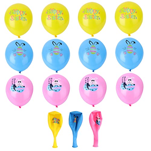 PRETYZOOM 30 Stück Ostern Latexballons Mit Buntem Cartoon Druck Perfekte Hintergrunddekoration Für Osterfeiern Geburtstagsfeiern Und Festlichkeiten Ideale Party Deko Für Und Erwachsene von PRETYZOOM