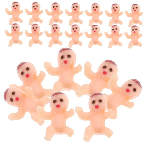 PRETYZOOM 300 Stk Mini-babys Partyzubehör Für Kinder Miniaturpuppen Mini-spielzeug Gefälligkeiten Für Die Babyparty Badewanne Spielzeug Babys Puppen Kinder Dekor Babyparty-spiele Kewpie von PRETYZOOM