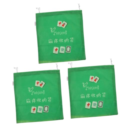 PRETYZOOM 3St Mahjong-Aufbewahrungstasche Mahjong-Schutzhülle Nur Mahjong-Fall Mahjong Aufbewahrungsbeutel Mahjong Tasche handtasche schminktasche Mahjong-Organisatoren große Mahjong-Tasche von PRETYZOOM