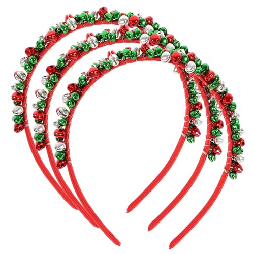 PRETYZOOM 3st Party-stirnbänder Für Frauen Kopfbedeckungen Für Weihnachtsfeiern Stirnband Weihnachtskopfschmuck Hörner Kostüm Weihnachtsfeier Kostüm Weihnachtshaarband Vierte Pu-leder von PRETYZOOM