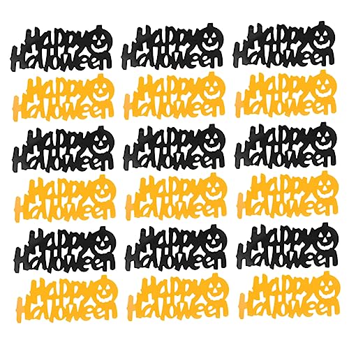 PRETYZOOM 4 Konfetti Halloween-partydekoration Halloween-dekoration Halloween-kürbis-dekoration Halloween-paar Halloween-verzierung Halloween-veranstaltungsort-layout Korbdekor Plastik von PRETYZOOM