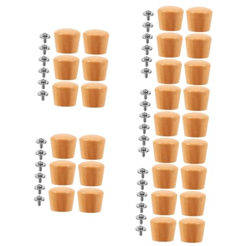 PRETYZOOM 5 Sätze Deckelperle Für Milchtopf Kommode Küche Dampfer Griffe Herd Pfannendeckel Soße Obst Sofortig Topfdeckelknopf Ofen Kochgeschirr Ersatzdeckel Für Die Flasche Holz 6 Stück * 5 von PRETYZOOM