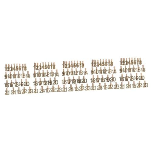 PRETYZOOM 5 Sätze Stecknadeln Für Die Wand Mehrere Schnuranker Bilderrahmen Kabelclips Wall Art Decor Wandverkleidung Wand Polsterung Kleine Fotoclips Kompakte Bildclips Holz 24 Stück * 5 von PRETYZOOM