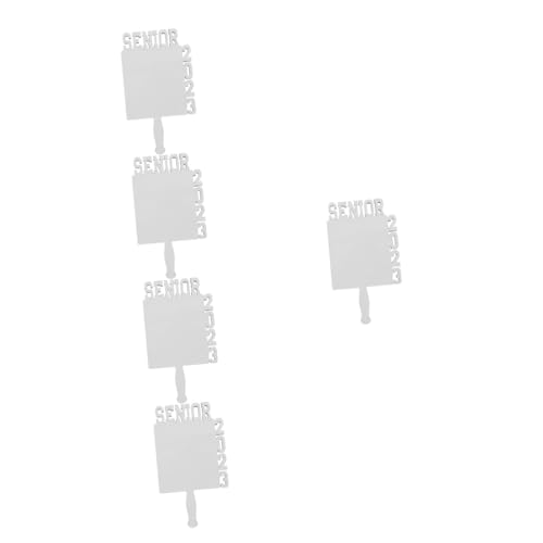 PRETYZOOM 5 Stück 2023 Graduierungshandfächer Sublimations-abschluss-bilderrahmen Bilderrahmen Für Abschlussfeiern Abschluss Bilderrahmen Abschlussrahmen Abschlussfotorahmen Holz von PRETYZOOM