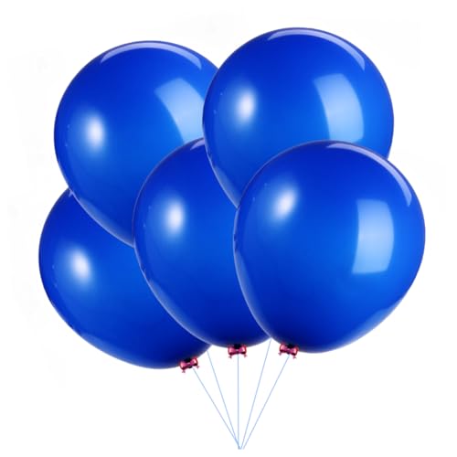 PRETYZOOM 5 Stück 36 Partyballons Latexballons Hochzeitsdekoration Blue von PRETYZOOM