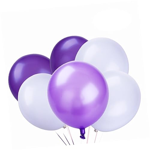 PRETYZOOM 50 Stück 12 Herzballons Partydekoration Herz-latexballon Violett von PRETYZOOM