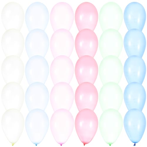 PRETYZOOM 500 Stück Latex-Wasserballon Blase Ballonständer-Kit Gänseblümchen Ballons Ballongas für toy luftballons spielzeuge Wasserballons am Strand Latexballons Emulsion von PRETYZOOM