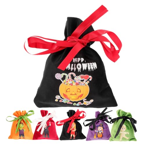 PRETYZOOM 6St Geschenktüte für Halloween candy bag halloween geschenktüten Geschenktüten zum Geburtstag wiederverwendbare Taschen Geschenkbeutel Kordelzug Taschen für Halloween-Snacks von PRETYZOOM