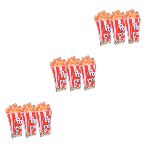 PRETYZOOM 9 Stk Aufblasbares Popcorn Film-Popcorn-Ballon Karnevalspartydekorationen Lebensmittelballons Spielzeug luftballons party dekoration Popcorn-Requisite aufblasbare Dekoration PVC von PRETYZOOM