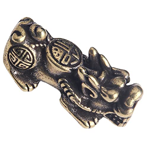 PRETYZOOM Antike Charms zum Basteln Chinesische Charms für Armbänder Zubehör zur Schmuckherstellung für Armbänder Piyao-Charme Pi Yao Chinesische Reize Pi Yao-Statue Messing von PRETYZOOM