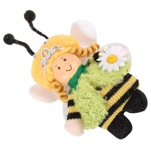 PRETYZOOM Bienenpuppendekoration Ornamente Für Kinderspielzeug Kreative Puppenspielzeuge Dekorative Festivalpuppen Puppenspielzeuge Nützliche Dekokissen Cartoon Bienenpuppen von PRETYZOOM