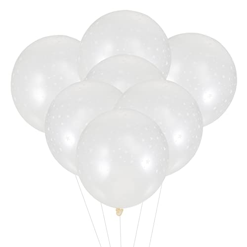 PRETYZOOM Dicke Transparente Latexballons Mit Romantischem Sternmuster Für Geburtstagsfeiern Und Hochzeiten Perfekte Partydekorationen von PRETYZOOM