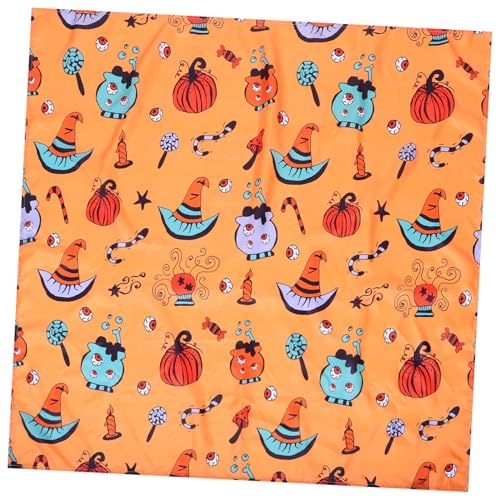 PRETYZOOM Halloween Bedruckte tischdecke Kürbis-Tischdecke Partytischdecke Esstischdekoration Halloween tischdecke Halloween Table Cloth Halloween-Tischdecke Halloween-Party-Tischdecke Black von PRETYZOOM