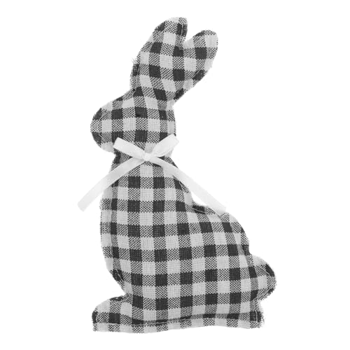 PRETYZOOM Kaninchen-verzierung Bezaubernde Nase Accessoires Dekoration Süße Puppe Süße Plüschpuppe Gefüllte Ornamente Figur Hase Coole Nase Futterzubehör Kit Füllkana Polyester von PRETYZOOM