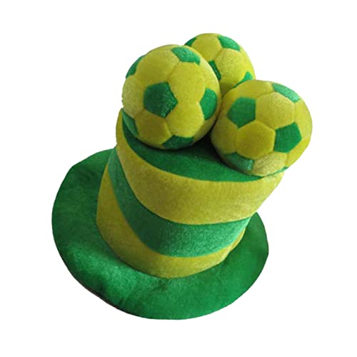 PRETYZOOM Karnevalshut Fußballmütze Piratenhut Hüte weißer Zylinder Fußballparty Dekoration karnevalskostüme karnevalkostüme football cap carnival costume Bühnenkostüm Performance-Hut von PRETYZOOM