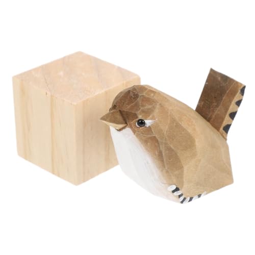 PRETYZOOM Kleine Holzvogel Figur Niedliches Vogelmodell Als Tischdekoration Für Zuhause Exquisites Holzornament Für Wohnräume Zufällige Farben PRETYZOOM Kleine Holzvogel Figur Niedliches Vogelmodell Als Tischdekoration Für Zuhause Exquisites Holzornament Für Wohnräume Zufällige Farben von PRETYZOOM