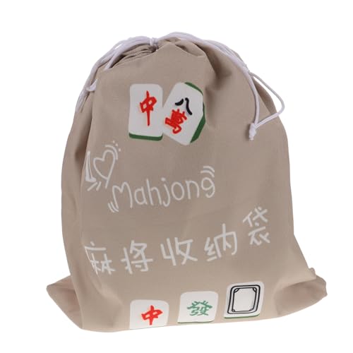 PRETYZOOM Mahjong Aufbewahrungstasche Mahjong Einkaufstasche Mahjong Hülle Nur Tischkartenspieltasche Leere Mahjong Tasche Mahjong Beutel Mahjong Rack Taschen Mahjong Fliesentasche von PRETYZOOM