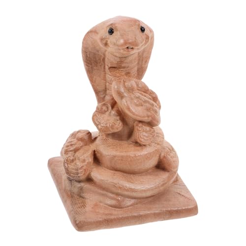 PRETYZOOM Schlangenstatue - Holzschnitzerei Für Wohndekoration Feng Shui Ornament Schlangen Sammlerfigur Statue PRETYZOOM Schlangenstatue - Holzschnitzerei Für Wohndekoration Feng Shui Ornament Schlangen Sammlerfigur Statue von PRETYZOOM