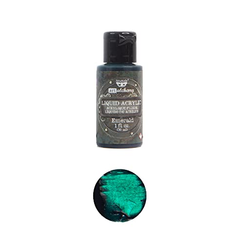 PRIMA MARKETING INC 967314 Art Liquid Acrylfarbe Smaragd, smaragdgrün, Einheitsgröße von PRIMA MARKETING INC