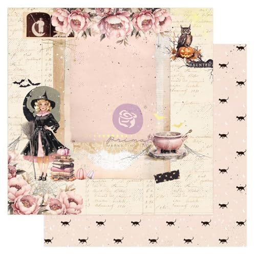 PRIMA MARKETING INC Magic Spell Double-Sided Cardstock 12"X12" By Frank Garcia-Haunted von PRIMA MARKETING INC