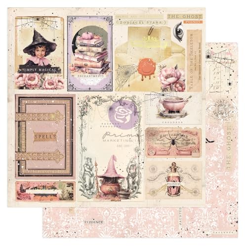 PRIMA MARKETING INC Magic Spell Double-Sided Cardstock 12"X12" By Frank Garcia-Strange Things von PRIMA MARKETING INC