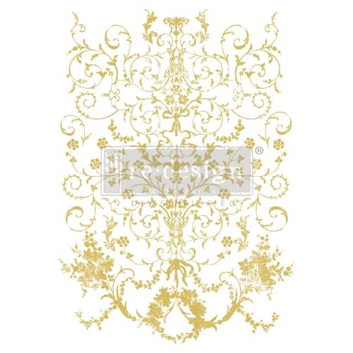 Prima Marketing Re-Design Goldfolie Kacha Decor Transfers-Manor Swirls RE665616 von PRIMA MARKETING INC