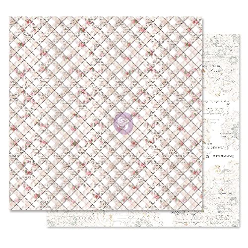 Unbekannt Lavender Frost Foiled Double-Sided Cardstock 12"X12"-Hidden Truth von PRIMA MARKETING INC