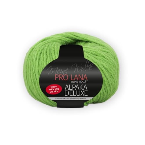 PRO LANA Alpaka Deluxe - Farbe: Apfel (71) - 50 g/ca. 150 m Wolle von PRO LANA